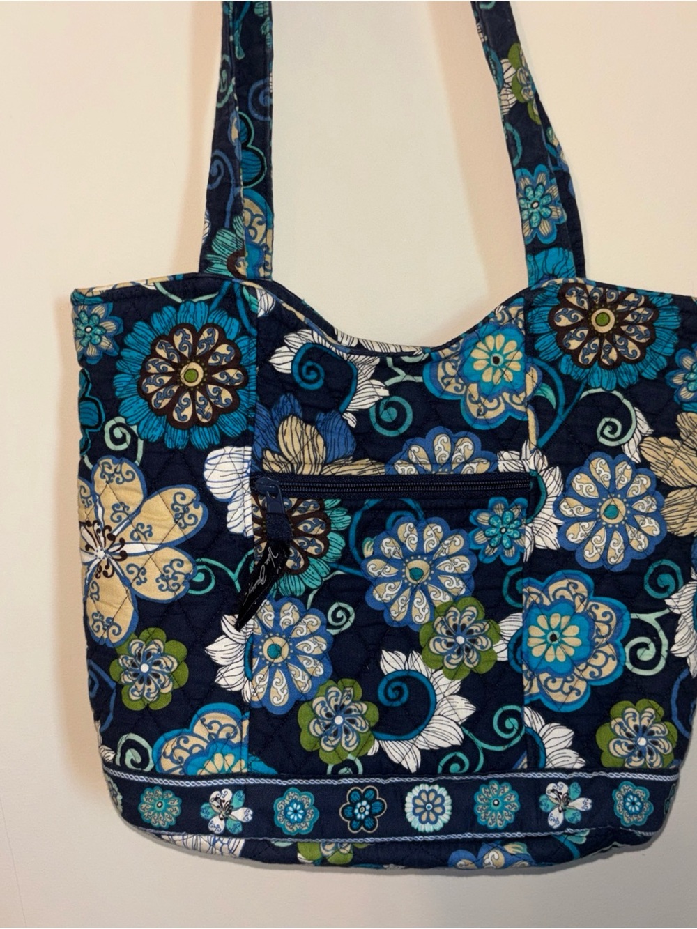 Vera Bradley Mod Floral Blue bag & wristlet
